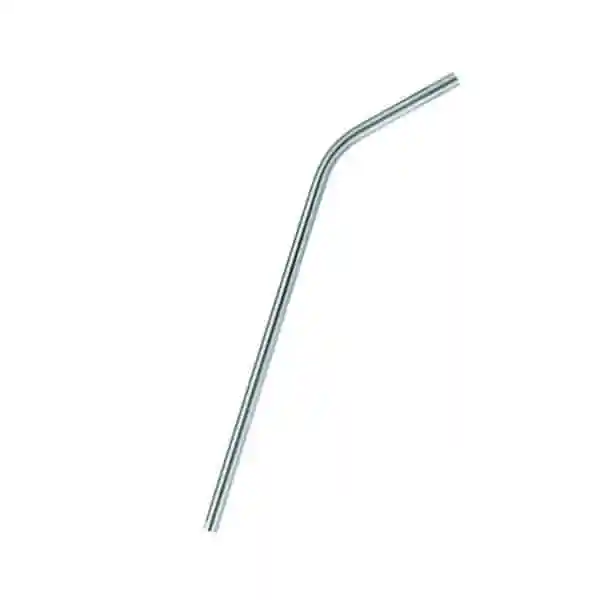 Canudo de metal 23 cm comprimento – Aço Inox