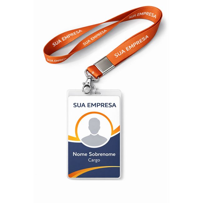 Cordão de Pescoço para Crachá Personalizado