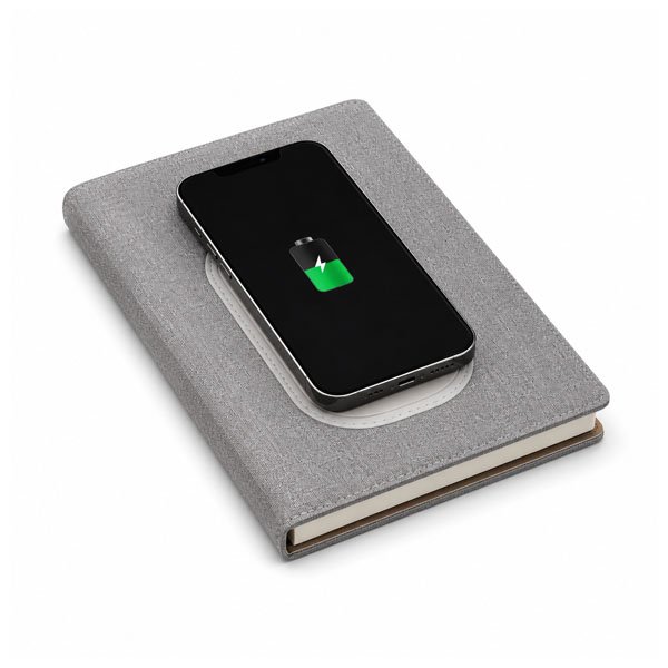 Caderno com Carregador Power Bank Personalizado