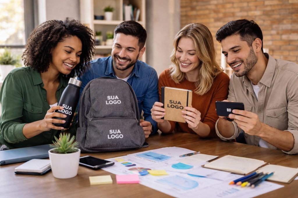 brindes personalizados em campanhas de marketing