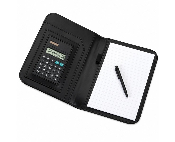 Bloco de Anotações com Calculadora