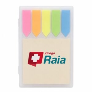 Bloco de anotações plástico personalizado