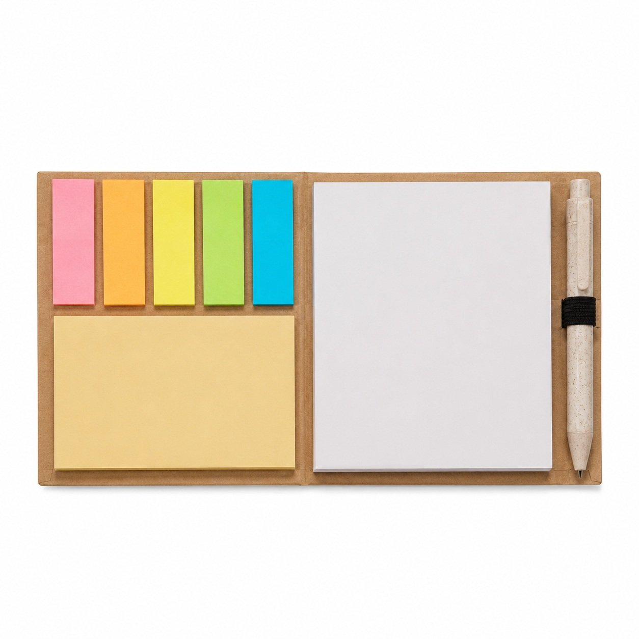 Bloco ecológico de anotações com post it