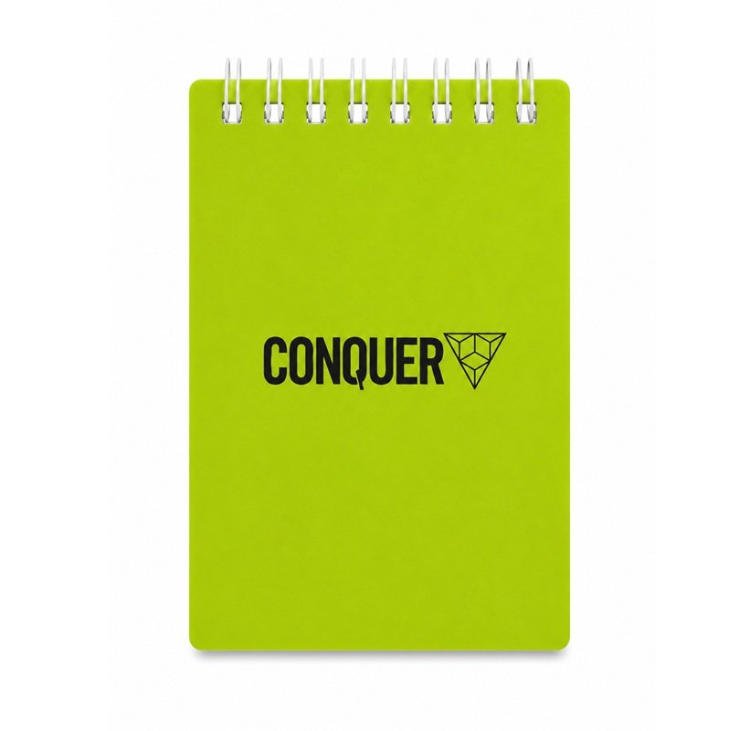 Bloco personalizado com capa de plástico