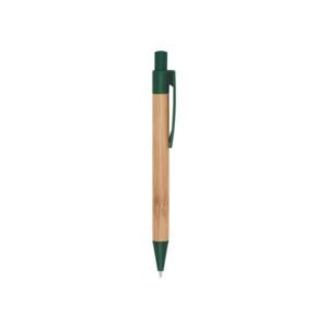 Caneta de Bambu Ecológica com Detalhes Plásticos