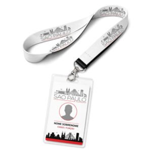 Cordão Para Crachá Personalizado SP
