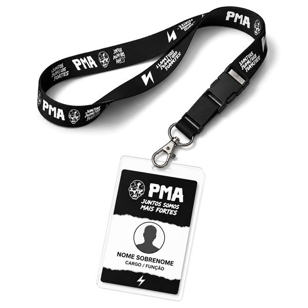 Cordão Para Crachá Personalizado São João de Meriti