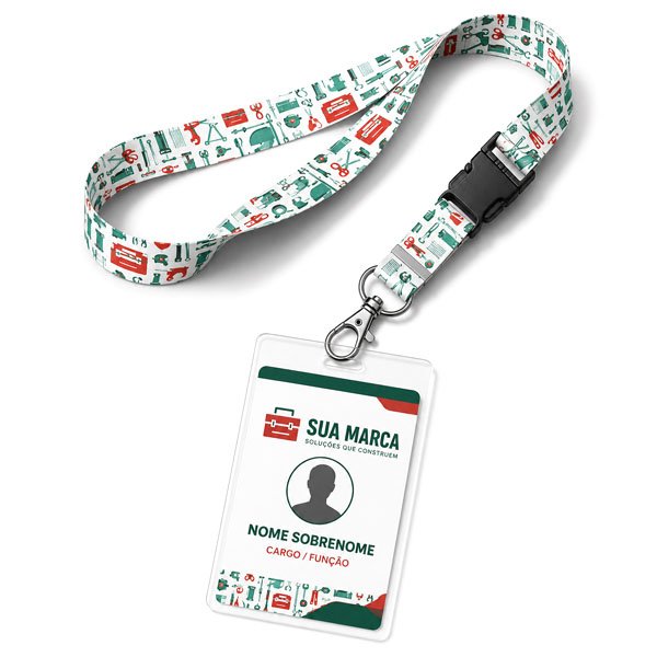 Cordão Para Crachá Personalizado Serra