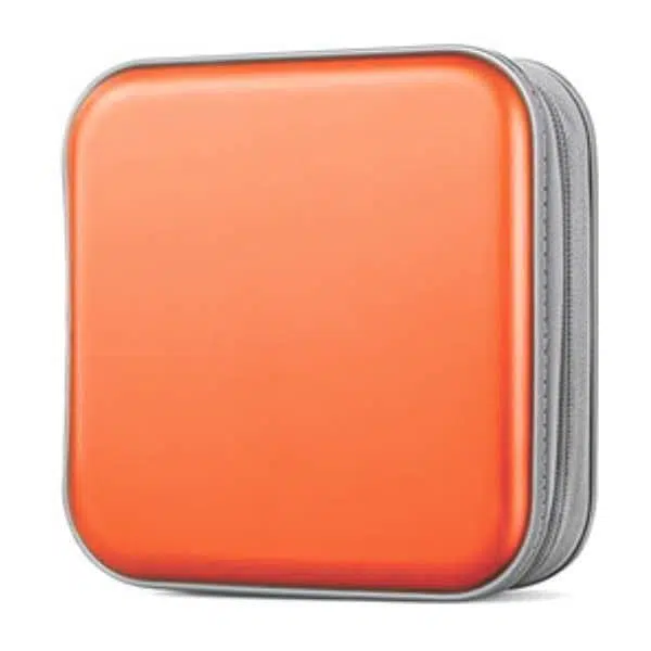 Maleta Porta Dvd Laranja Personalizado | Ninja Brindes