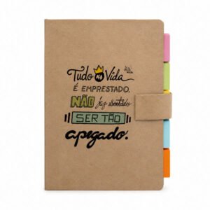 Porta post it colorido personalizado