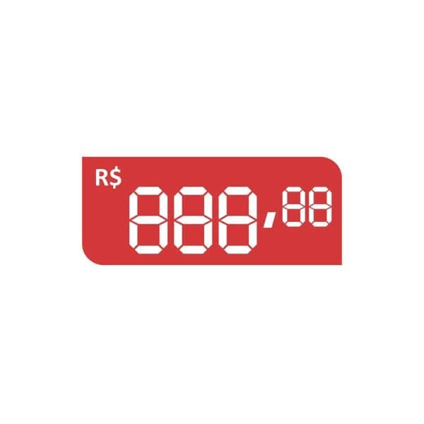 Precificador TAG de Preço Várias Cores