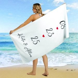Toalha de Banho Casal Personalizada