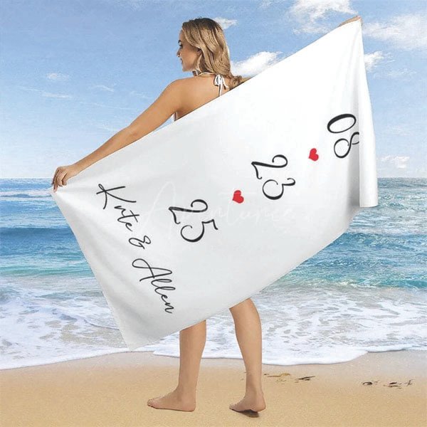 Toalha de Banho Casal Personalizada