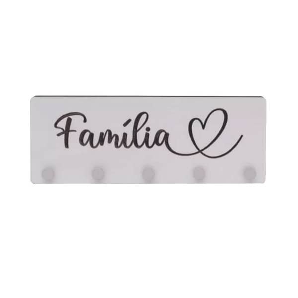 Porta Chaves de Parede Personalizado