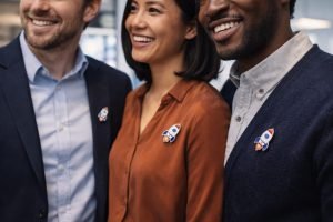 Colegas de trabalho pin
