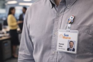 Etiqueta de identificação + Pin