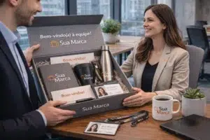 Kit Boas Vindas Personalizado para Empresas