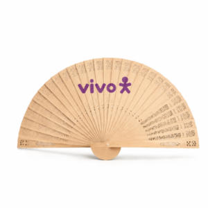 Leque de Madeira Personalizado